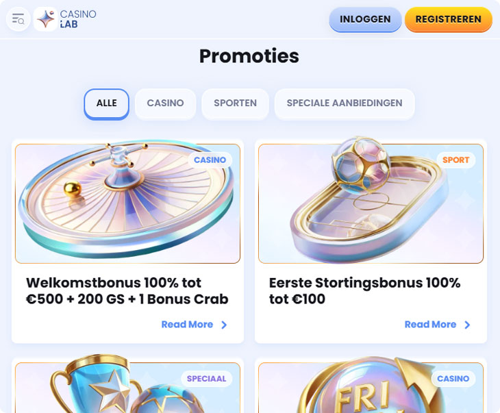 CasinoLab Promoties