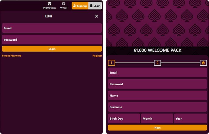 Lets Jackpot inloggen en registratie