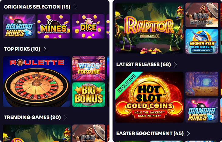 Dazzlehand Casino gokkasten