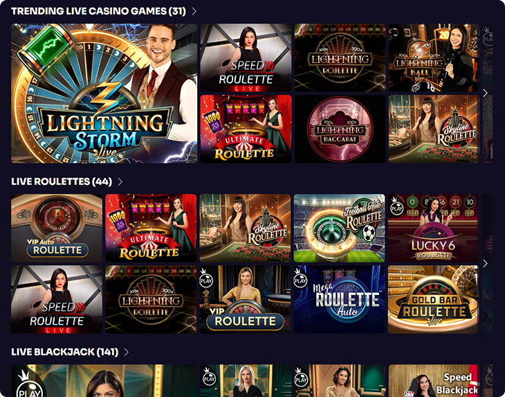 Dazzlehand Casino live spellen