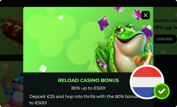 Froggybet Casino herlaadbonus