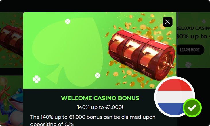 Froggybet Casino welkomstbonus