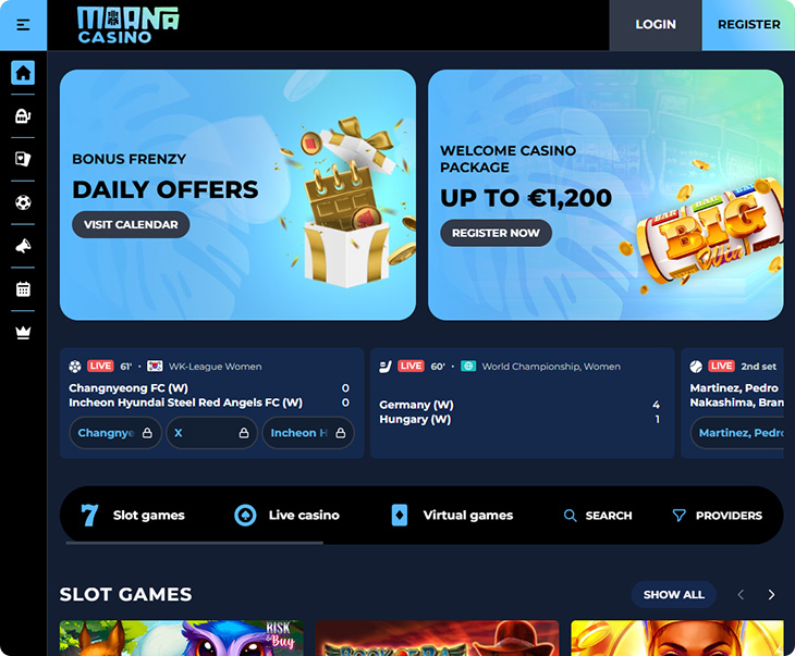 Moana Casino ontwerp
