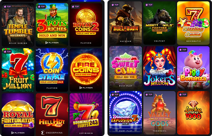 TrueLuck Casino gokkasten