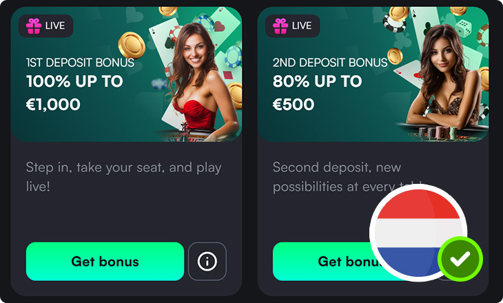 TrueLuck Casino live stortingsbonus