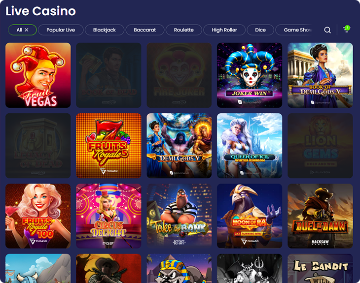 ViuViu Casino live spellen