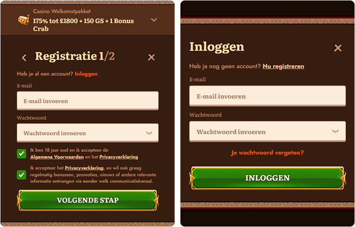 WildRobin Casino inloggen en registratie