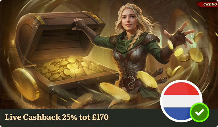 WildRobin Casino live cashback bonus