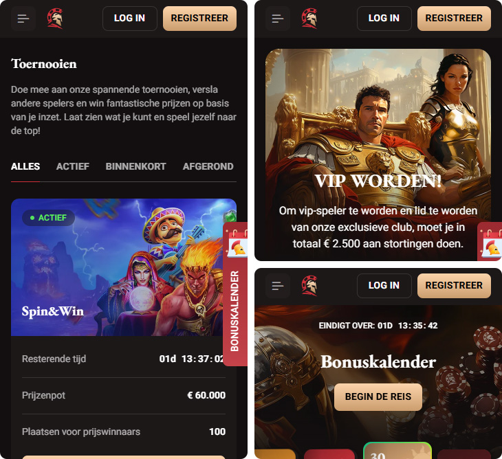 LegionBet Casino Functies