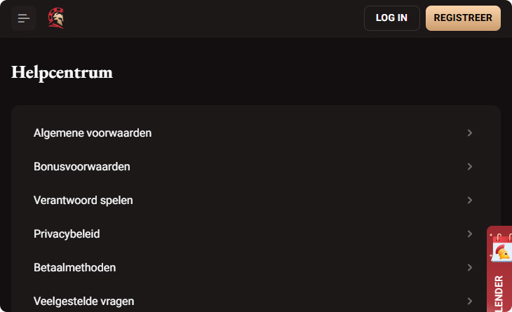 LegionBet Casino Klantenservice