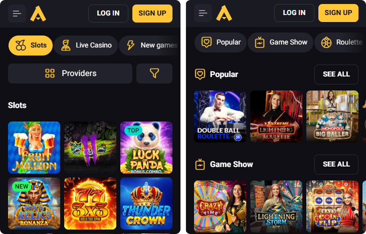 AmonBet Casino Gokkasten