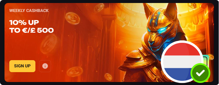 AmonBet Wekelijkse Cashbackbonus