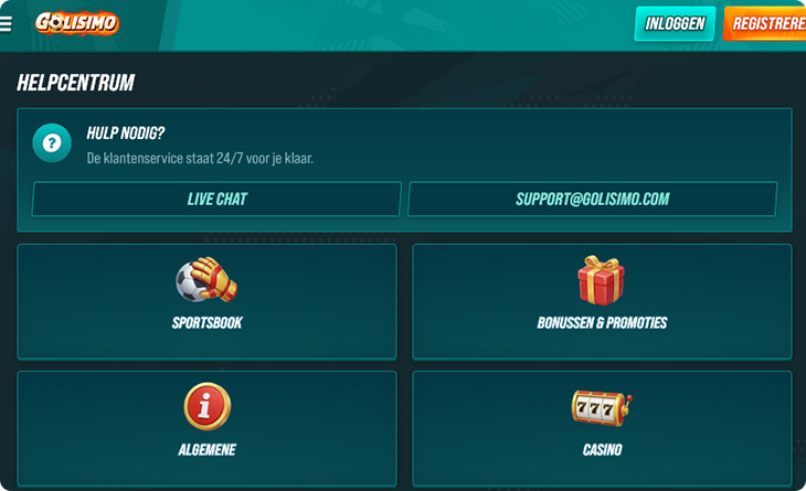 Golisimo Casino Klantenservice